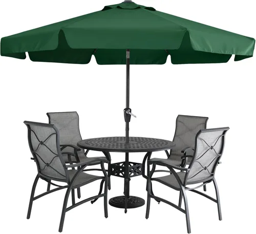 Miniatura 40 de MASTERCANOPY Sombrilla de Patio Valance para Mesa de Exterior Market - 8 Varillas (9 pies, Turquesa)