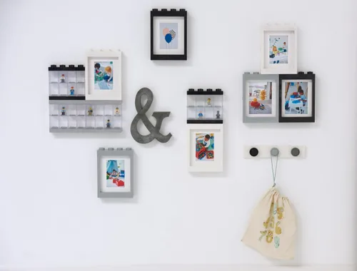 Miniatura 4 de Vitrina para Minifiguras LEGO Harry Potter 16, Contenedor Apilable para Pared o Escritorio, Espacio para 16 Minifiguras, Perfecto para Exhibición