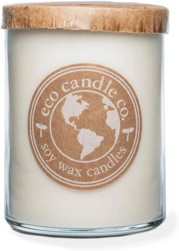 Miniatura 35 de Eco Candle Co. Vela Reciclada, Gardenia y Guayaba, 6 oz. – Aromas de Gardenia, Jazmín, Guayaba y Verdes Tropicales – 100% Cera de Soja, Sin Plomo
