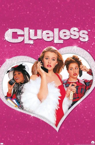 Miniatura 7 de Clueless - Póster de pared rosa, 22.4 pulgadas de largo x 14.7 pulgadas de ancho, versión rubia enmarcada