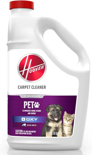 Miniatura 8 de Hoover Oxy Pet - Solución limpiador de alfombras para mascotas, 50 onzas, aroma Ocean Breeze, solución de champú de limpieza profunda
