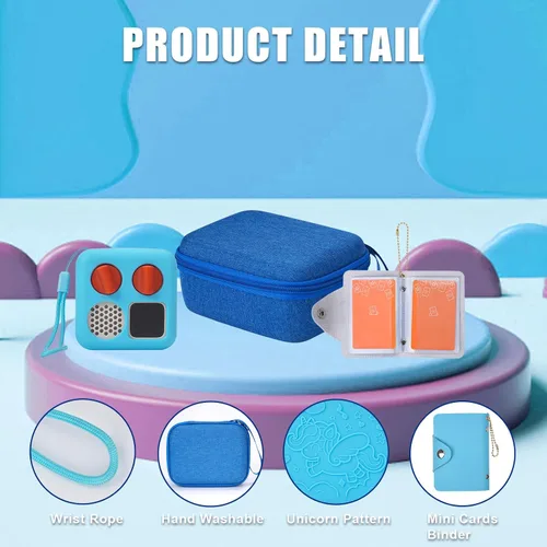 Miniatura 4 de MGZNMTY Estuche de almacenamiento de viaje y funda de silicona gruesa compatible con Yoto Mini Player, reproductor de audio y música para niños