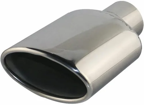 Miniatura 6 de 1 tubo de escape de 2.5 pulgadas, estilo AMG, puntas de escape ovaladas, de acero inoxidable, compatibles con Mercedes Benz de 4.7 pulgadas, salida