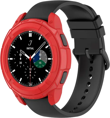 Miniatura 5 de Samsung Galaxy Watch 4 Classic - Funda protectora de 1.81 pulgadas (1.811 in) con marco de anillo bisel (negro/azul/rojo/blanco/verde)