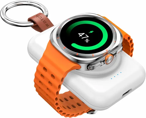 Cargador para Samsung Galaxy Watch, 1800mAh Cargador magnético de viaje portátil para Samsung Galaxy Watch 8/8 Classic/Ultra/7/6/6