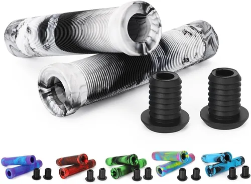 Miniatura 7 de Empuñaduras para patinete - Empuñaduras mixtas de color para manillar de MTB y BMX Empuñaduras suaves de 145 mm para patinete de maniobras