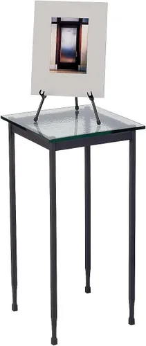 Miniatura 7 de Cuarteto mesa instantsel, 35,56 cm de alto, acero, Negro (28E)., Negro