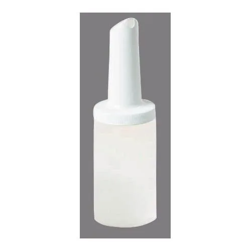 Carlisle FoodService Products - Juego completo de cuello, contenedor y tapa Pourplus Store 'N Pour de cuarto, de plástico, 32 onzas, blanco, para