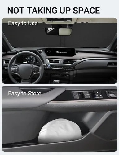 Miniatura 401 de Proadsy Parasol plegable para parabrisas delantero 2026, ajuste personalizado, accesorios para CRV SUV LX EX EX-L EX-L Navi Touring 2017-2022