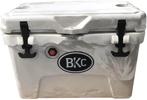 Miniatura 13 de BKC Enfriador aislado rotomoldeado de 20L/45L, enfriador de hielo de 3 días, hielera ideal para pesca, canotaje, barbacoa, camping, pincnic y otras