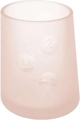 Miniatura 8 de Olababy First Cup Clear Sense - Taza de entrenamiento infantil 100% silicona, vaso medicinal de 2 onzas para recién nacido, diseño antideslizante