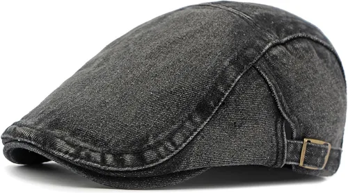 Gorra de Newsboy para hombre, ajustable, plana, Ivy Gatsby, gorra de conducción de cabbie, transpirable, de algodón, gorra de golf
