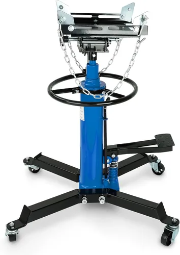EASYBERG - Gato de transmisión de elevación alta, 1320 libras, gato de transmisión telescópica hidráulica de 2 etapas con pedal preinstalado, rango