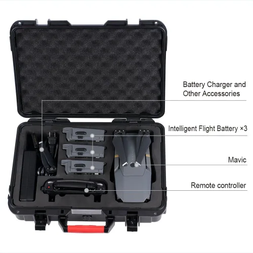 Miniatura 2 de Smatree Estuche de transporte impermeable de 10.2 L compatible con Mavic Platinum/Pro Mavic-Fly More Combo (no apto para Mavic 2 Pro/Zoom)