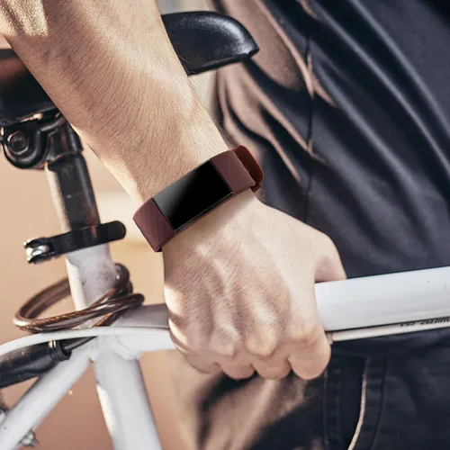 Miniatura 5 de Paquete de 3 correas deportivas compatibles con Fitbit Charge 4, correas de repuesto ajustables de silicona suave para Fitbit Charge 4/Fitbit Charge