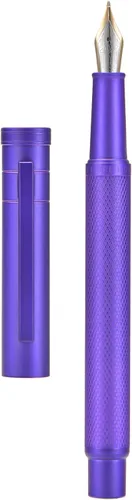Miniatura 27 de Hongdian Bolígrafo Rollerball Bosque Azul Oscuro con Repuesto de Tinta Negra Schmidt, Diseño Clásico con Estuche de Metal para Firma de Negocios