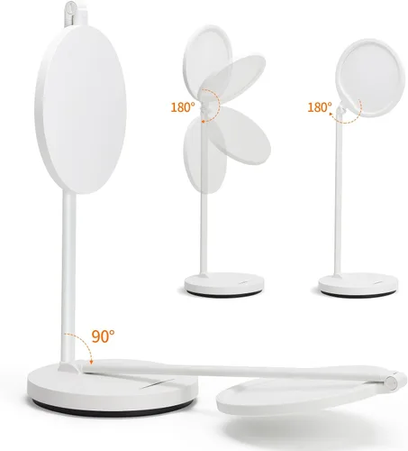 Miniatura 3 de Lámpara de escritorio LED con brazo oscilante y cuello flexible, lámpara de mesa 3CCT para el hogar, oficina, dormitorio universitario, lámpara alta