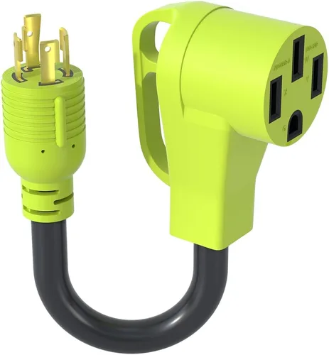 Miniatura 16 de Adaptador de interruptor de transferencia de generador AOWEITOUR NEMA L5-30P enchufe macho a L14-30R hembra, enchufe de bloqueo giratorio de 30