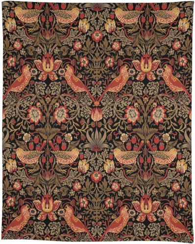 Miniatura 63 de Mantel Floral Retro de Pájaros, Diseño Original Bohemio William Morris Estampado Cubierta de Mesa para Hogar Picnic Fiesta Comedor Cocina William