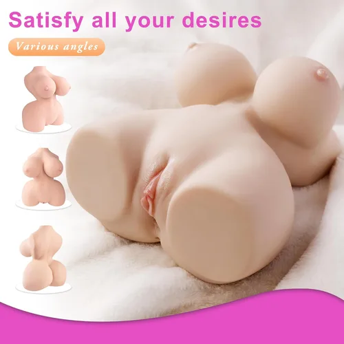 Miniatura 2 de Muñeca sexual femenina de tamaño real de 15 libras para hombres, juguetes sexuales masculinos con pechos grandes suaves y trasero regordete