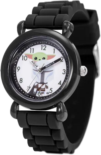 Miniatura 7 de Star Wars The Mandalorian - Reloj analógico de cuarzo con correa de silicona para niños