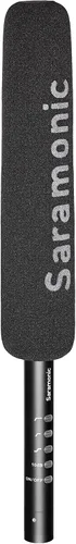 Miniatura 3 de Saramonic SR-TM7 Super-Cardioid Broadcast XLR Shotgun Micrófono condensador con batería recargable incorporada, cápsula de 15 pulgadas, filtro