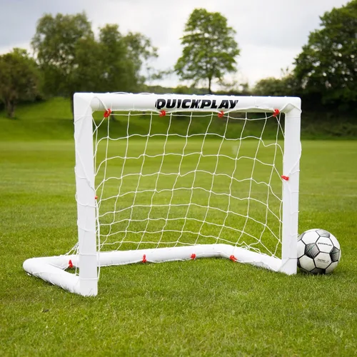 Q-Fold - Arco de fútbol plegable de 30 segundos para patio trasero [un solo arco] la mejor red de fútbol resistente a la intemperie para niños y