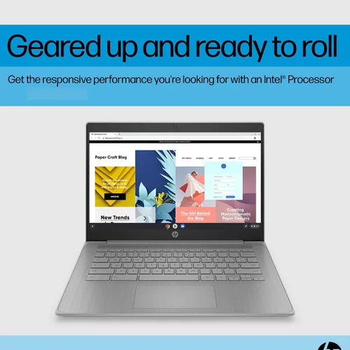Miniatura 3 de HP Chromebook 14 Laptop (14 pulgadas HD, Intel 4-Core Celeron N4120, 4 GB de RAM, 128 GB de almacenamiento, gráficos UHD 600) para hogar