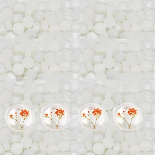 Miniatura 15 de 720 unidades de cuentas de cera para sellos, cuentas de cera de 0,55 lb, cuentas de cera octogonales para sello de cera, perfectas para sellos
