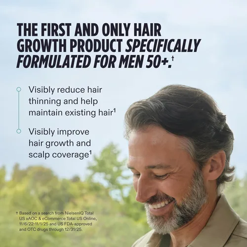 Miniatura 2 de Nutrafol Suplementos para el crecimiento del cabello para hombres de más de 50 años, clínicamente probados para una cobertura visiblemente más
