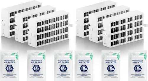 Miniatura 13 de W10311524 AIR1 Cartucho de filtro de aire de repuesto para refrigerador Whirlpool Kenmore compatible con filtro de aire de refrigerador Fresh Flow