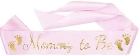 Miniatura 2 de Armear Banda rosa para baby shower para mamá, decoración de baby shower, decoración de baby shower, decoración de baby shower para niña