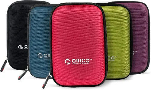 Miniatura 8 de ORICO Estuche para disco duro de 2.5 pulgadas, bolsa de transporte de almacenamiento de unidad externa, impermeable, a prueba de golpes