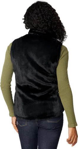 Miniatura 5 de Free Country Chaleco reversible acolchado de forro polar sherpa ligero con bolsillos con cremallera, chaleco de invierno para damas-Cirrus