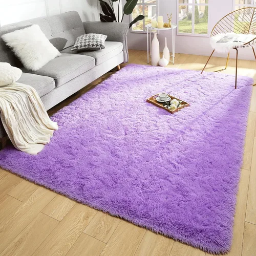Miniatura 69 de Merelax Alfombra Moderna Suave y Esponjosa Shaggy para Dormitorio Sala de Estar Decoración de Sillas Pequeñas Alfombras Tapetes para Pies Piso, Verde