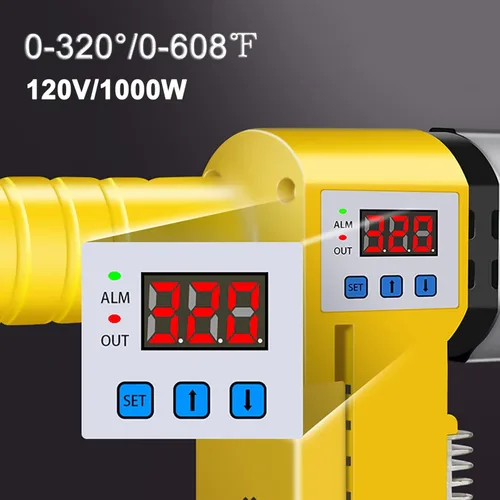Miniatura 4 de Soldador de fusión,Máquina de fusión en caliente digital con ajuste de temperatura,Máquina de soldadura de tubos de 8.4-23.7 pulgadas,Máquina