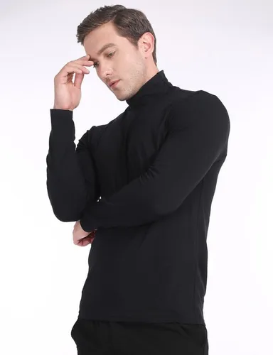 Miniatura 6 de Subuteay Camisas térmicas para hombre con forro polar, manga larga, capa base de compresión