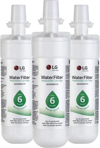Miniatura 12 de LG LT700P - Filtro de agua de repuesto para refrigerador de 6 meses / 200 galones (NSF42 y NSF53) ADQ36006101, ADQ36006113, ADQ75795103
