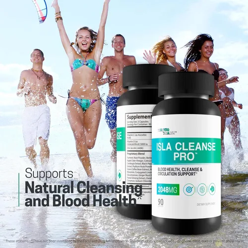 Miniatura 8 de Isla Cleanse Pro - Nuestro mejor suplemento de desintoxicación de limpieza de cuerpo completo para la salud de las venas y las arterias - Limpieza