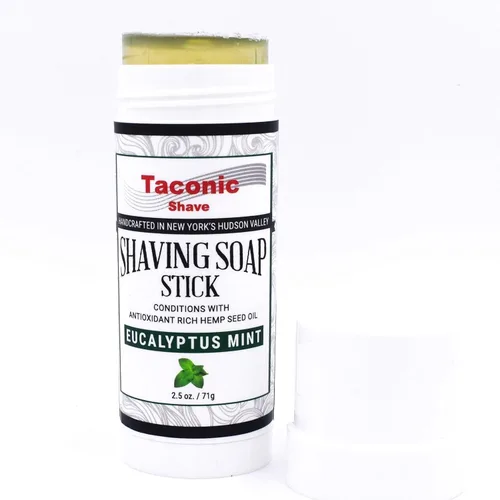 Miniatura 2 de Taconic Shave Jabón de afeitar en barra con aceites de semillas ricos en antioxidantes para un afeitado suave (menta de eucalipto)