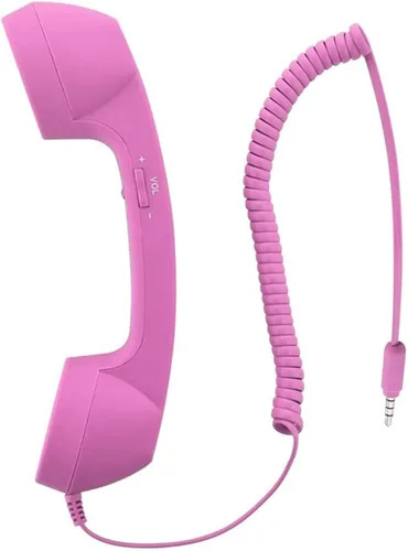 Miniatura 10 de Auricular retro de 3.5mm para teléfono celular Micrófono receptor para iPhone iPad teléfonos móviles smartphone (negro)