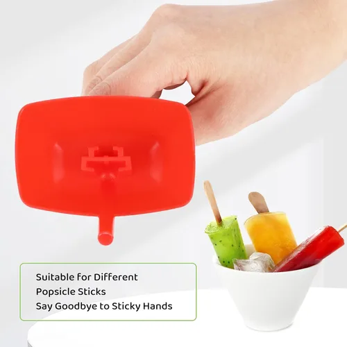 Miniatura 5 de Soporte para paletas sin goteo - Soporte para golosinas congeladas sin desorden con pajilla, soporte para helado sin goteo, soportes para paletas