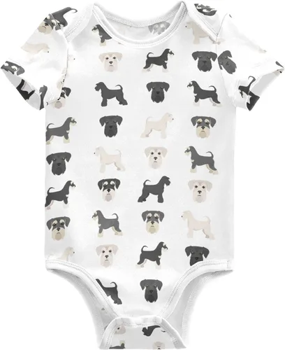 Miniatura 24 de vvfelixl Trajes de bebé lindos conjuntos de cachorros de manga corta de algodón ropa de bebé para niños niñas 0-24 meses