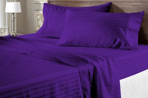 Miniatura 19 de SHERA'S BEDDINGS Juego de sábanas de bolsillo extra profundo de 7 a 9 pulgadas, juego de ropa de cama de calidad egipcia California Queen de 60 x 84