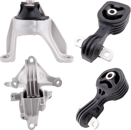 Miniatura 11 de Juego de 4 soportes de motor compatibles con CR-V 2.4L Auto 2002 2003 2004 2005 2006 para reemplazo de transmisión para A4504 A6597 A6596 A4506