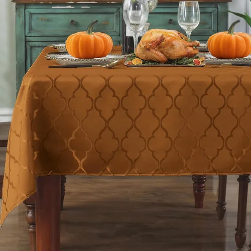 Miniatura 15 de SASTYBALE Servilletas de tela jacquard de 20 x 20 pulgadas, patrón de flores, 4 piezas, sólidas, lavables, cómodas para restaurantes, cenas