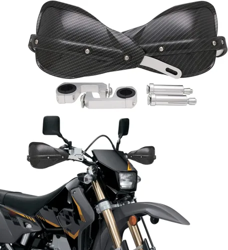 Miniatura 10 de AnXin - Guardamanos universales para motocicleta de 7/8" 22mm y 1 1/8" 28mm, para KLR650 DR650 DRZ400SM TW200 XR650L XT250 KLX300 TRX 400EX YFZ450