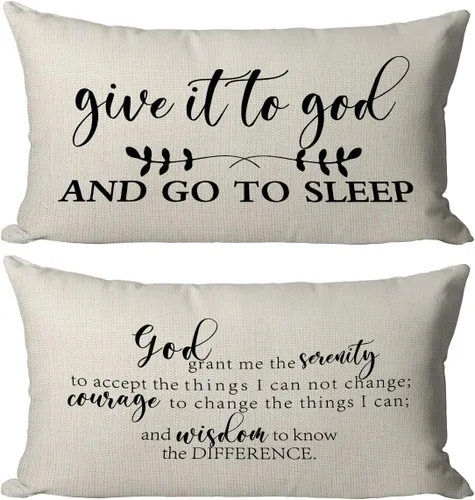 Miniatura 8 de Mancheng-zi Fundas de almohada Faith Hope Love de 18 x 18 pulgadas, regalos de versículos bíblicos, regalos inspiradores para mujeres cristianas