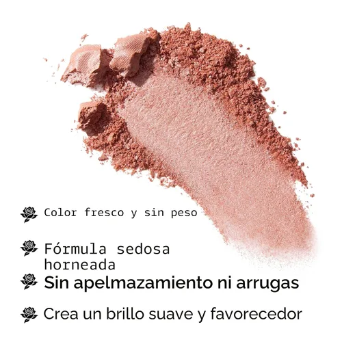 Miniatura 4 de LAURA GELLER NEW YORK Baked Blush-n-Brighten para piel madura - 00 In Bloom - El rubor en polvo no se asienta en líneas finas - Acabado natural
