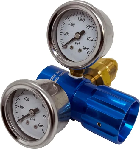 Miniatura 8 de Regulador de nitrógeno de aluminio compacto de alto rendimiento 0-400PSI